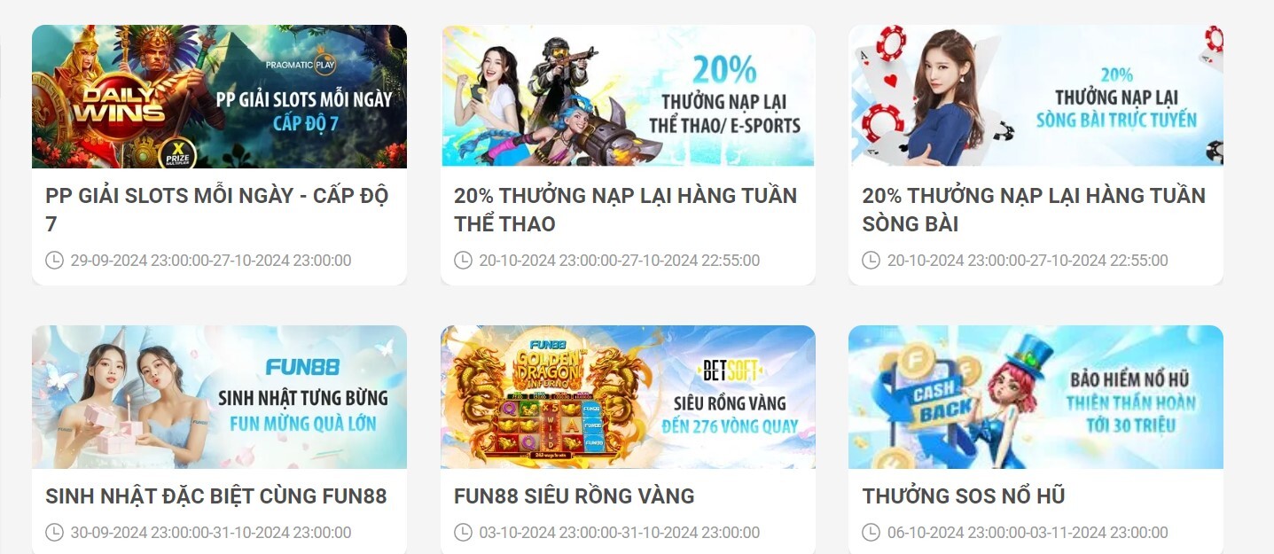 Những khuyến mãi của Fun88 có ý nghĩa gì?