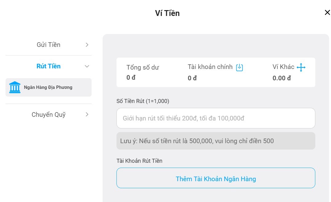 Anh em thực hiện thao tác rút tiền Fun88 như thế nào?